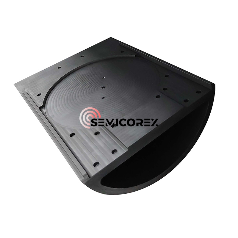 SIC coated halfmoon အစိတ်အပိုင်းများ