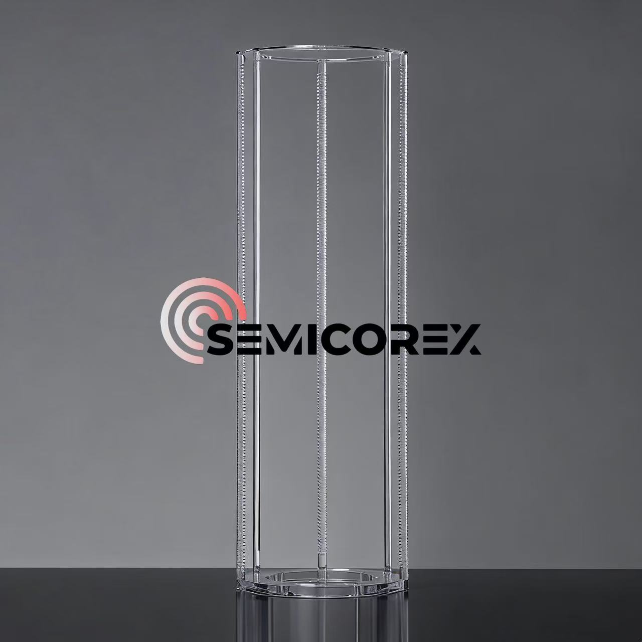 ဒေါင်လိုက် Quartz Wafer လှေများ